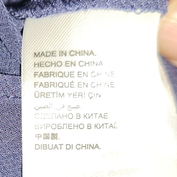 25270 NWT!!  BEBE Tiered Asymmetrical Ruffle Cami Tank in Navy Blue- XXS - Picture 9 of 10